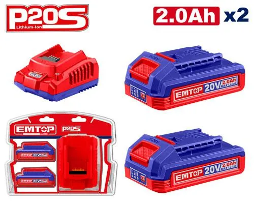 P20S Lithium-Ion battery and charger kit