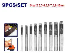 9 Pcs Hollow punch set