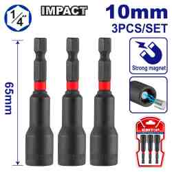 3 Pcs impact magnetic nut set