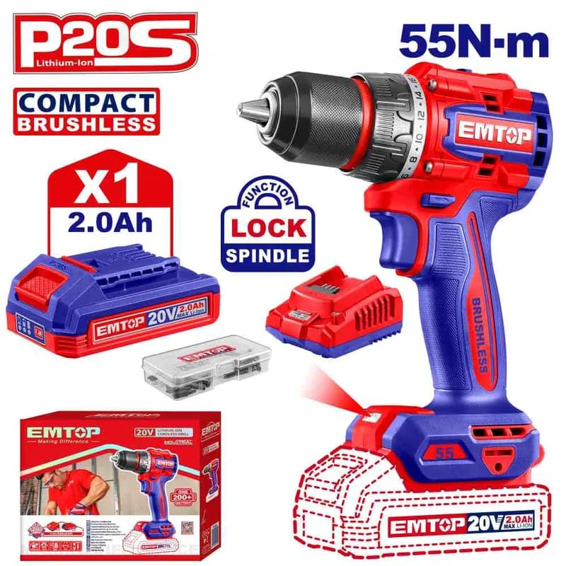 Compact Brushless Cordless Drill