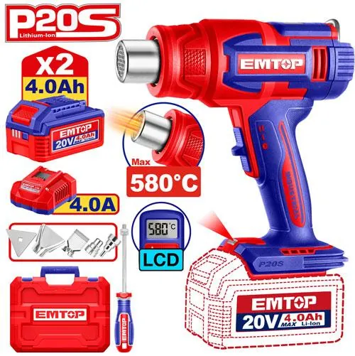 Cordless heat gun