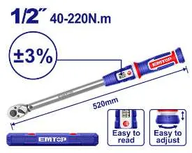 Preset torque wrench
