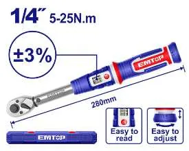 Preset torque wrench