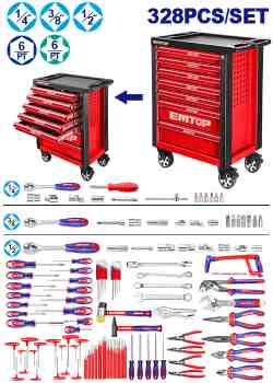 328 Pcs tool chest set
