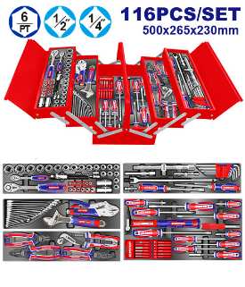 116 Pcs Tool chest set