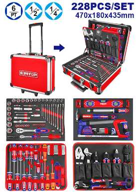 228 Pcs Hand tools set