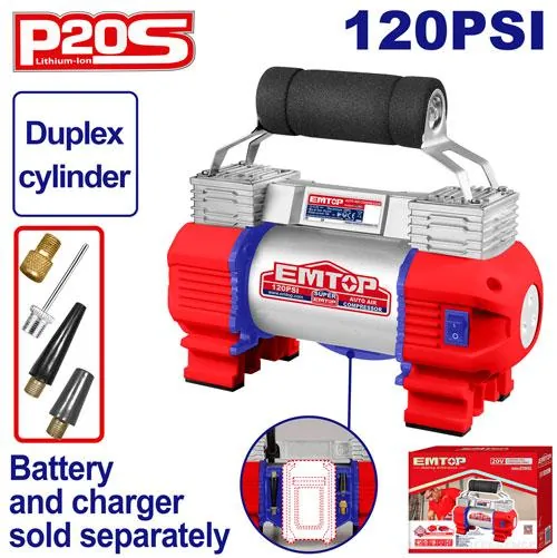 Cordless auto air compressor