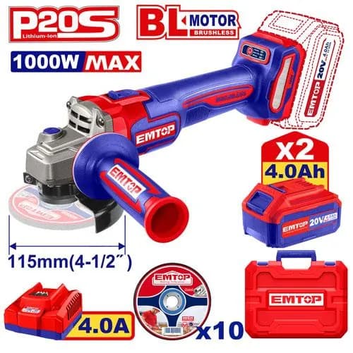 Cordless angle grinder