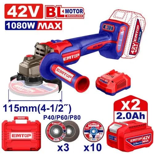 Cordless angle grinder