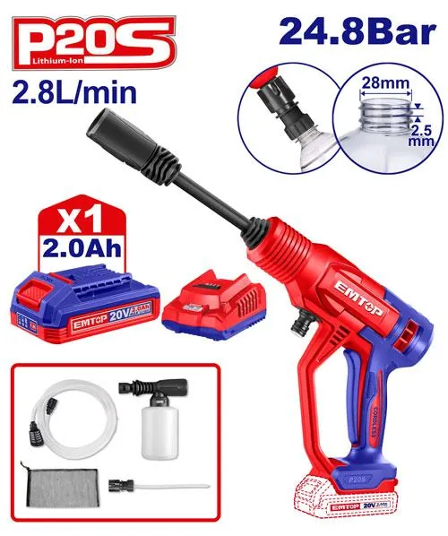 Cordless pressure washer