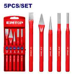 5 Pcs Cold chisel and punch set