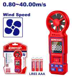 Digital anemometer