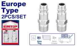 2 Pcs quick plug set