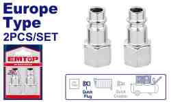 2 Pcs quick plug set