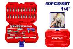 50 Pcs 1/4″ socket set