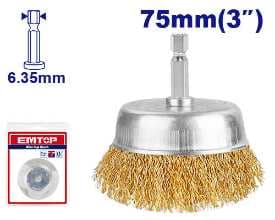 Wire cup brush