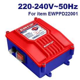 Control box for deep well pump