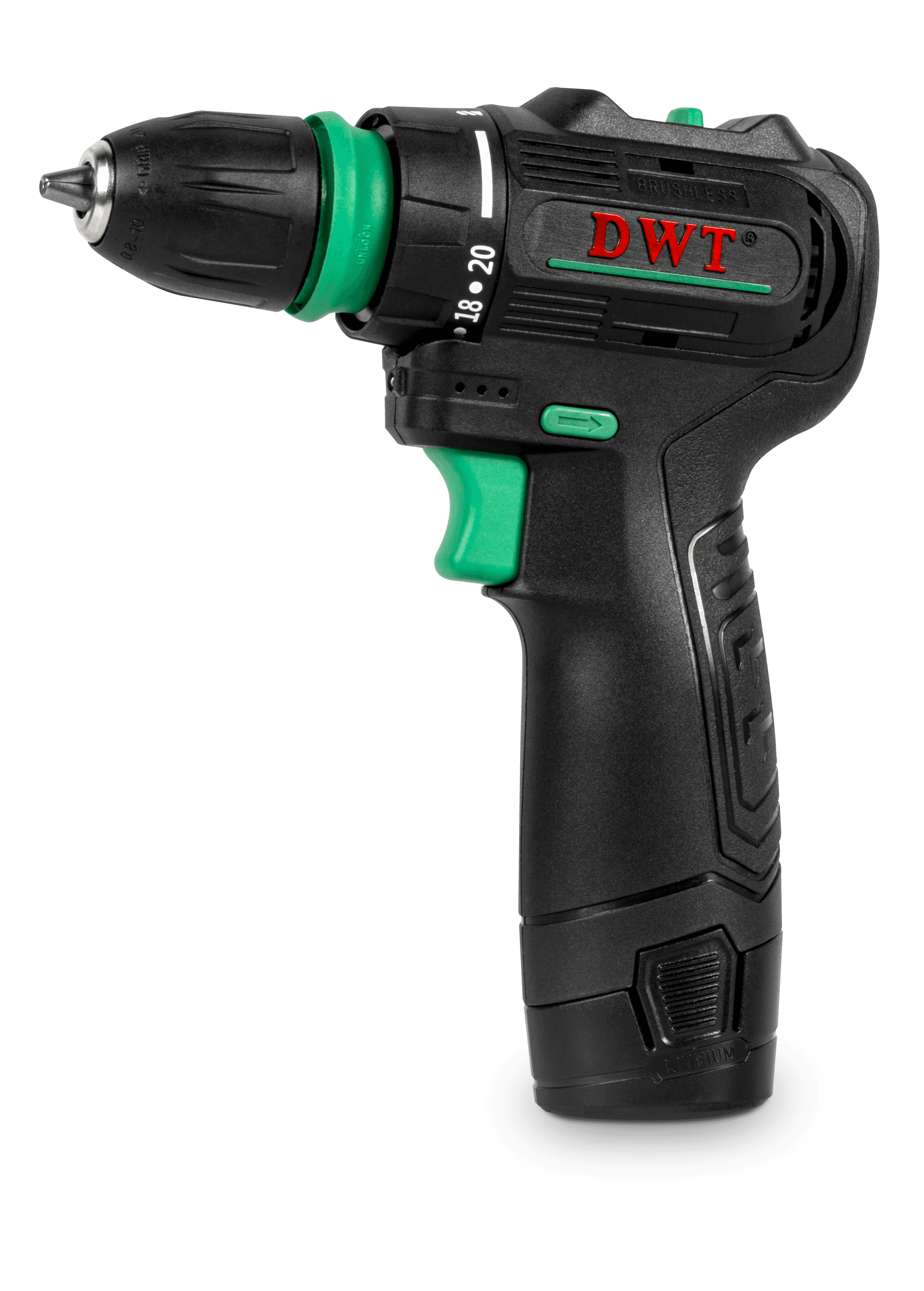 Brushless Cordless Drill/Screwdriver(2Battery,1Charger)
