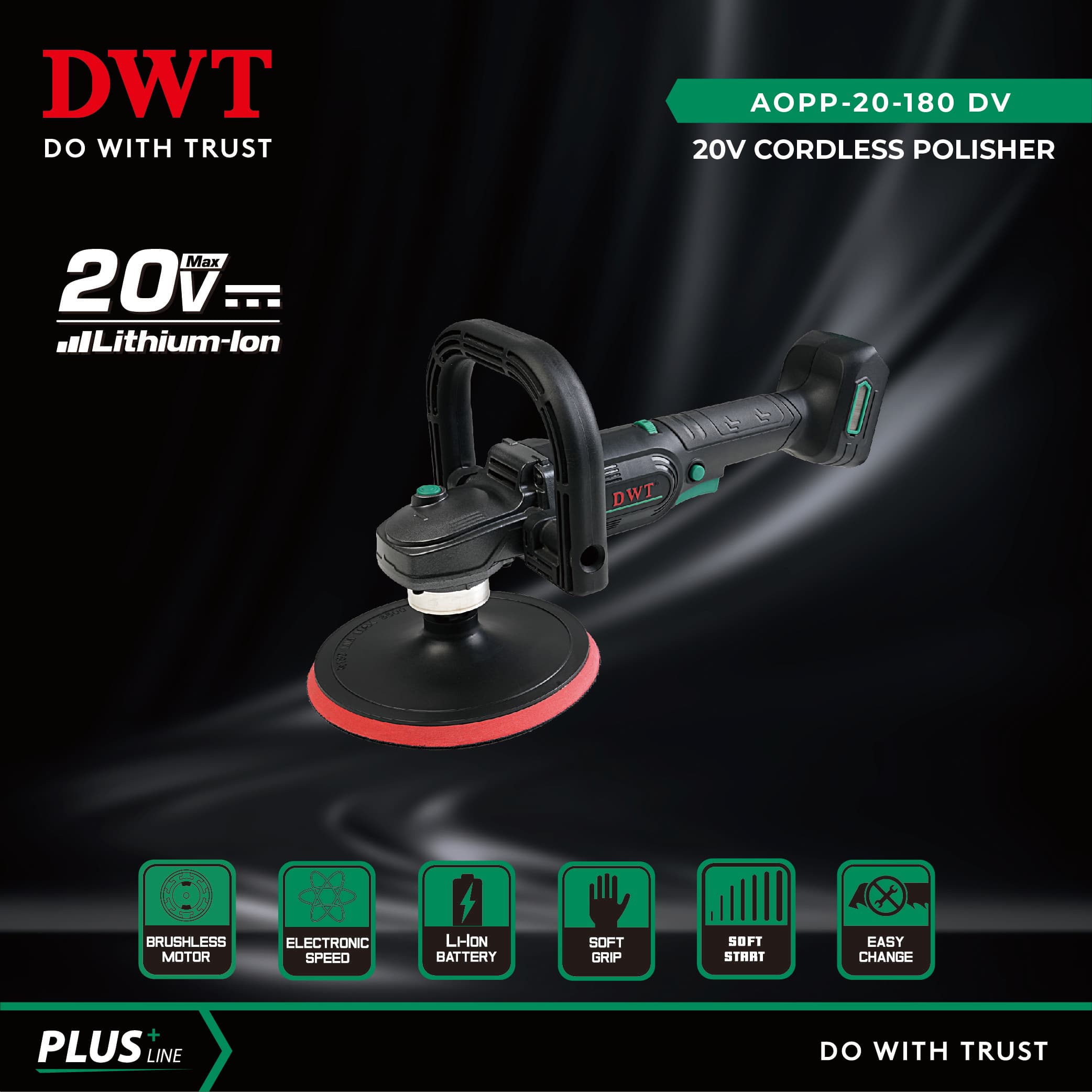 Brushless Cordless Polisher(Bare Tool)