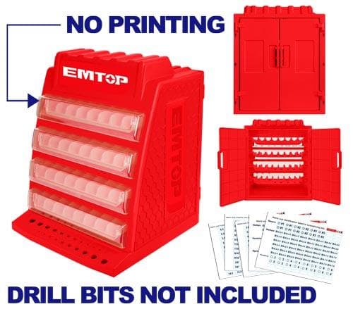 Drill bits display box