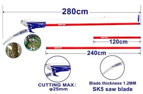 Extendable pole saw & pruner