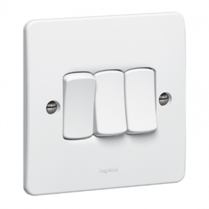 3GANG 1 WAY SWITCH