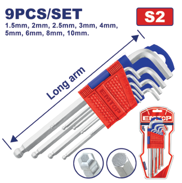 Ball point hex key