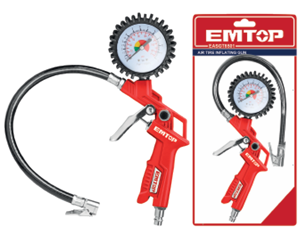 Air tire inflating gun