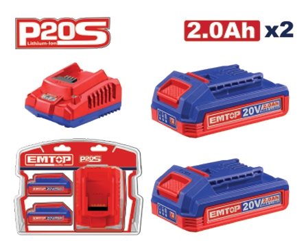 P20S Lithium-Ion battery and charger kit