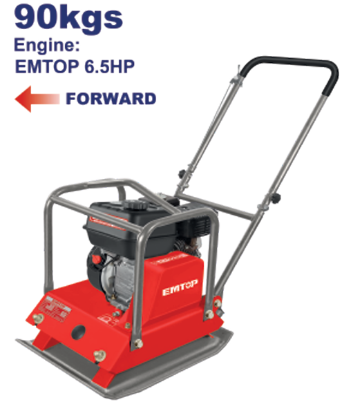 Gasoline plate compactor