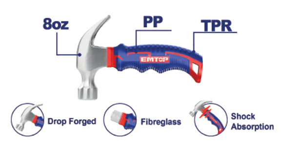 Mini claw hammer