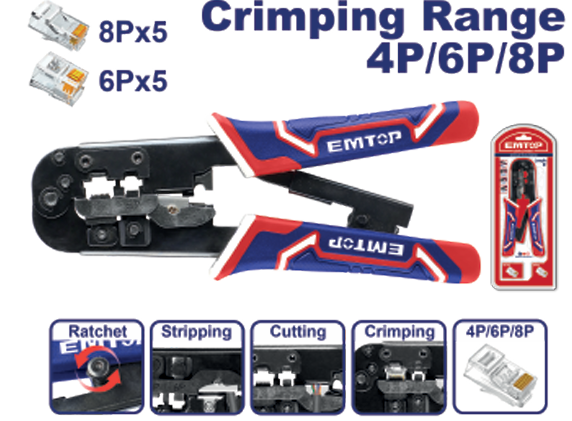 Modular plug crimper