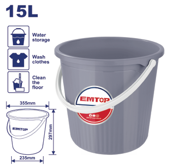 Plastic bucket