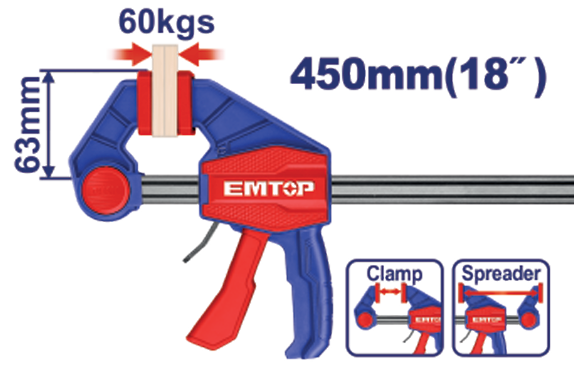 Quick bar clamp